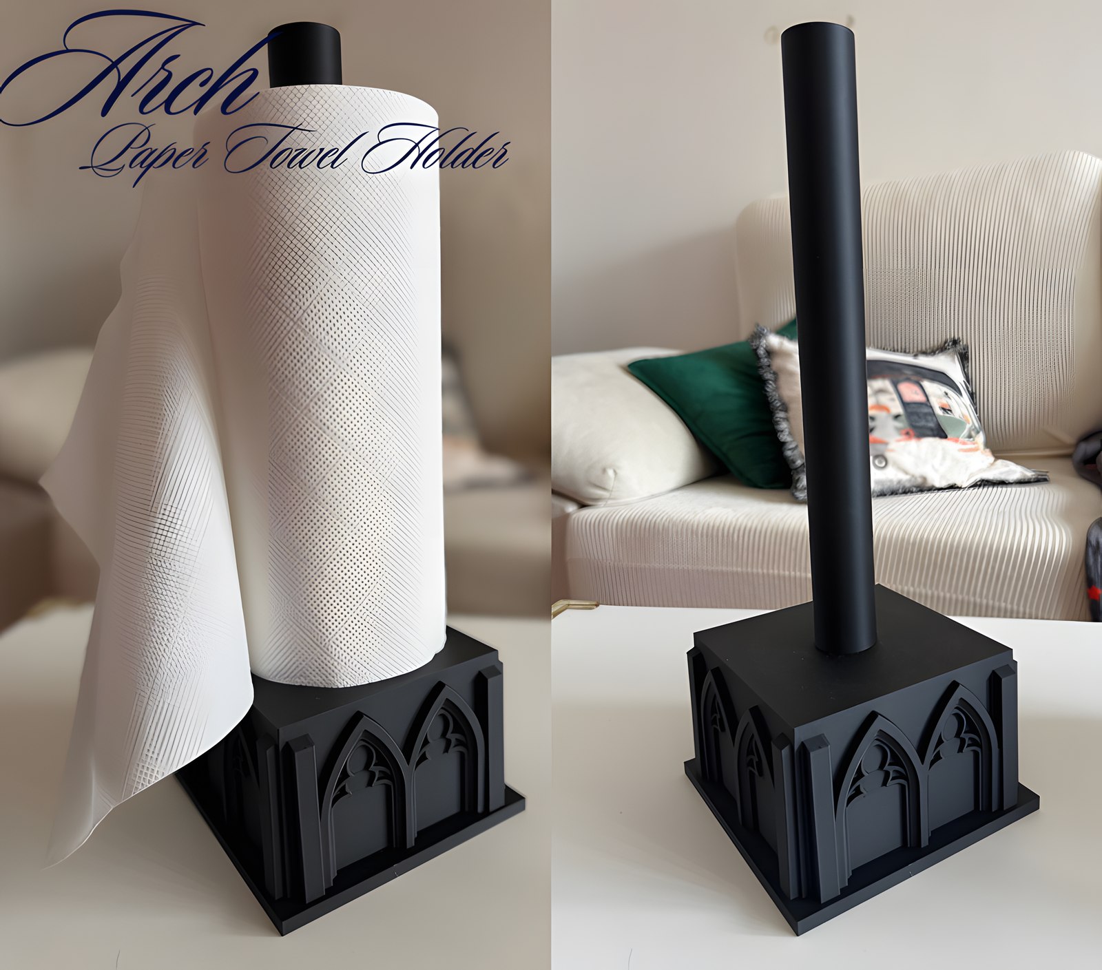 Arch Paper Towel Holder