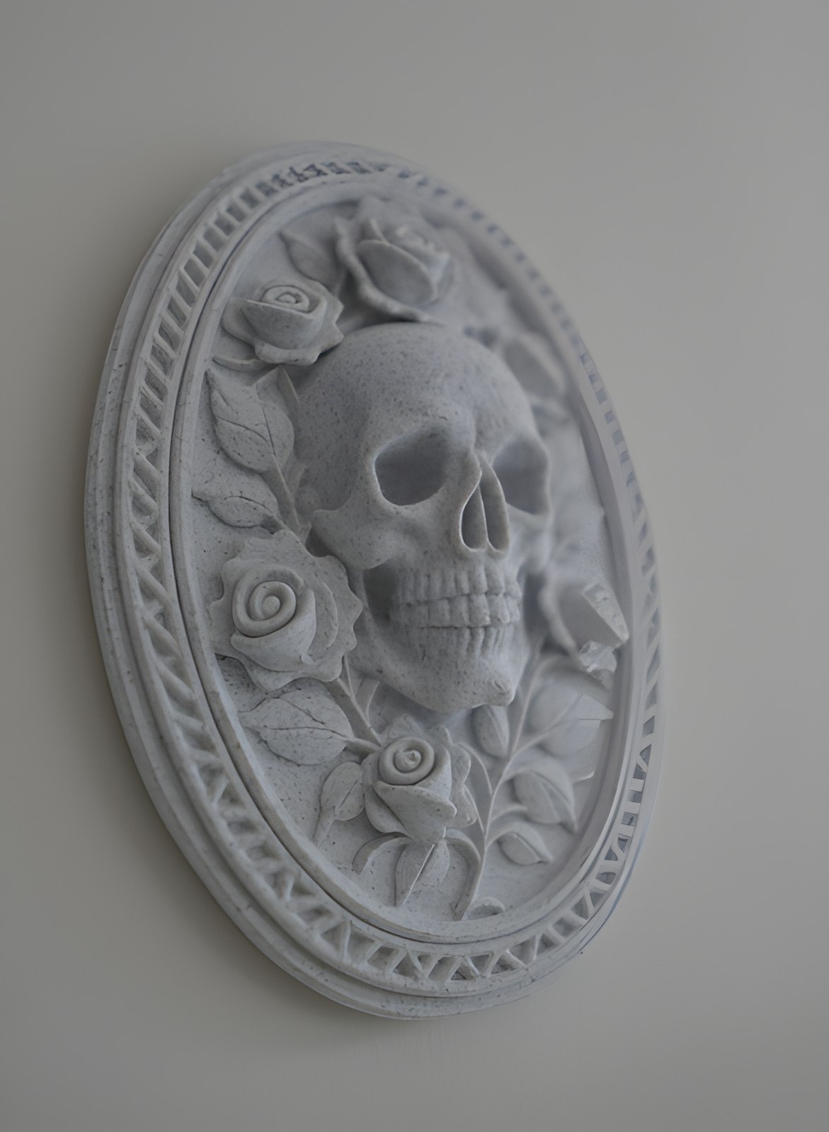 Carved Skull (Wall Hanging)
