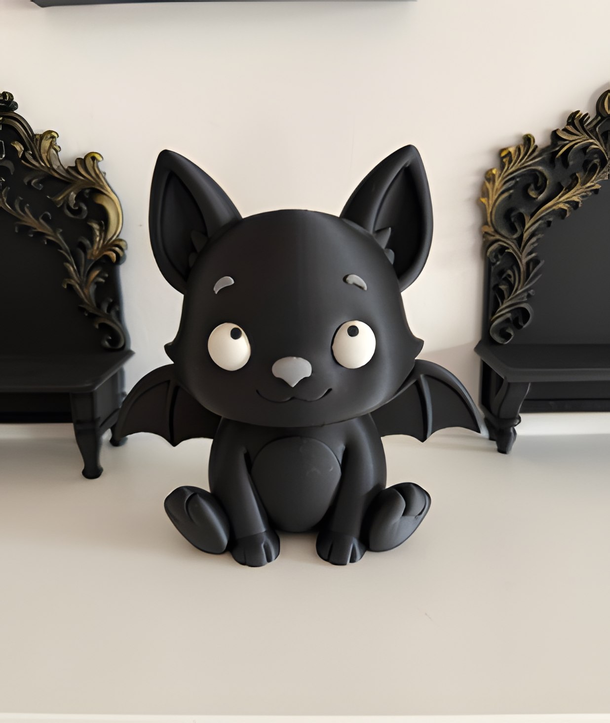 Cute Bat Figurine