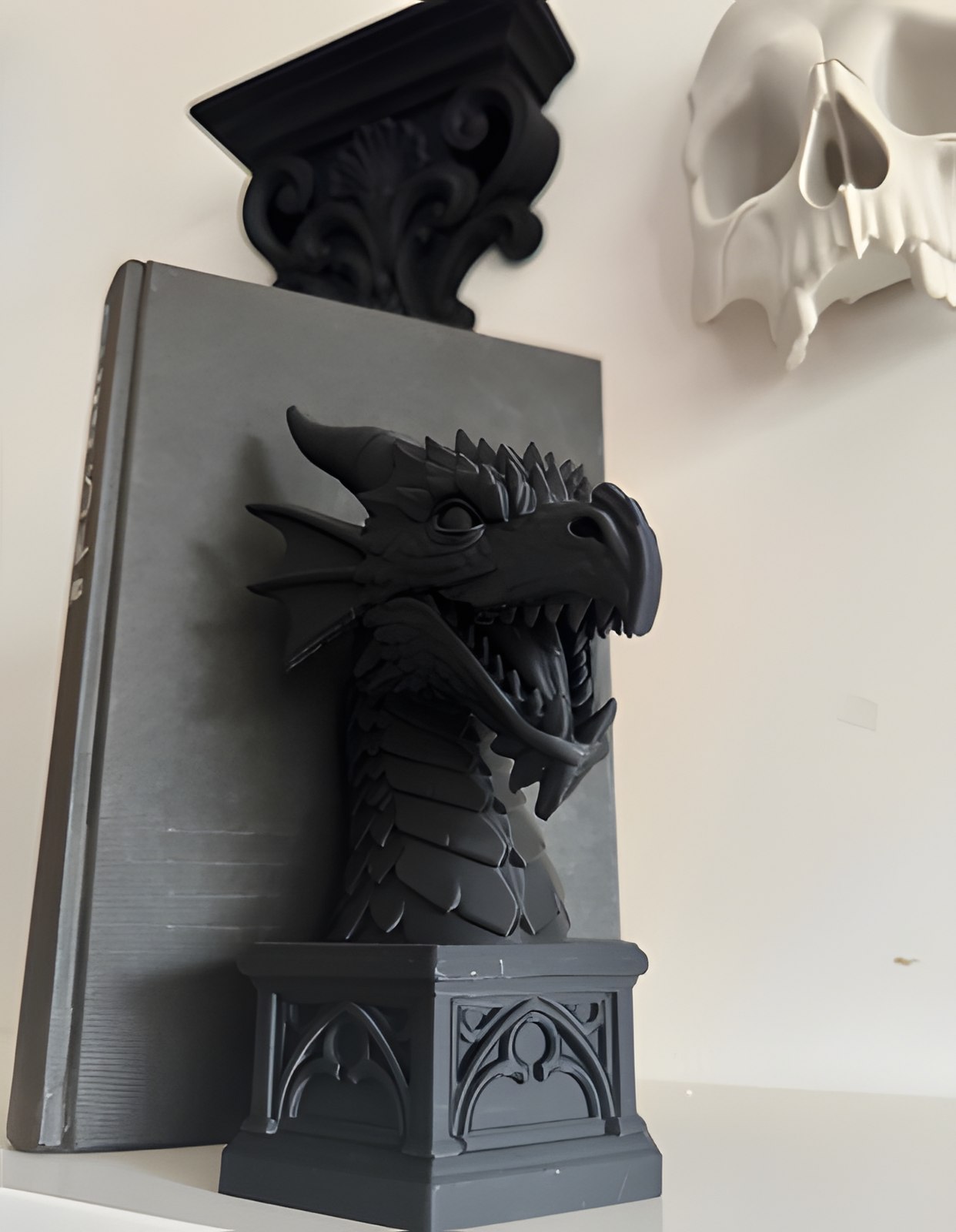 Dragon Bookend - Open Mouth