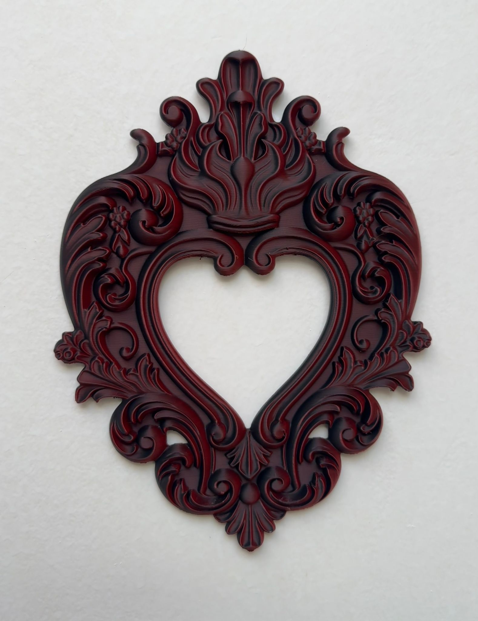 Empty Heart Wall Plaque