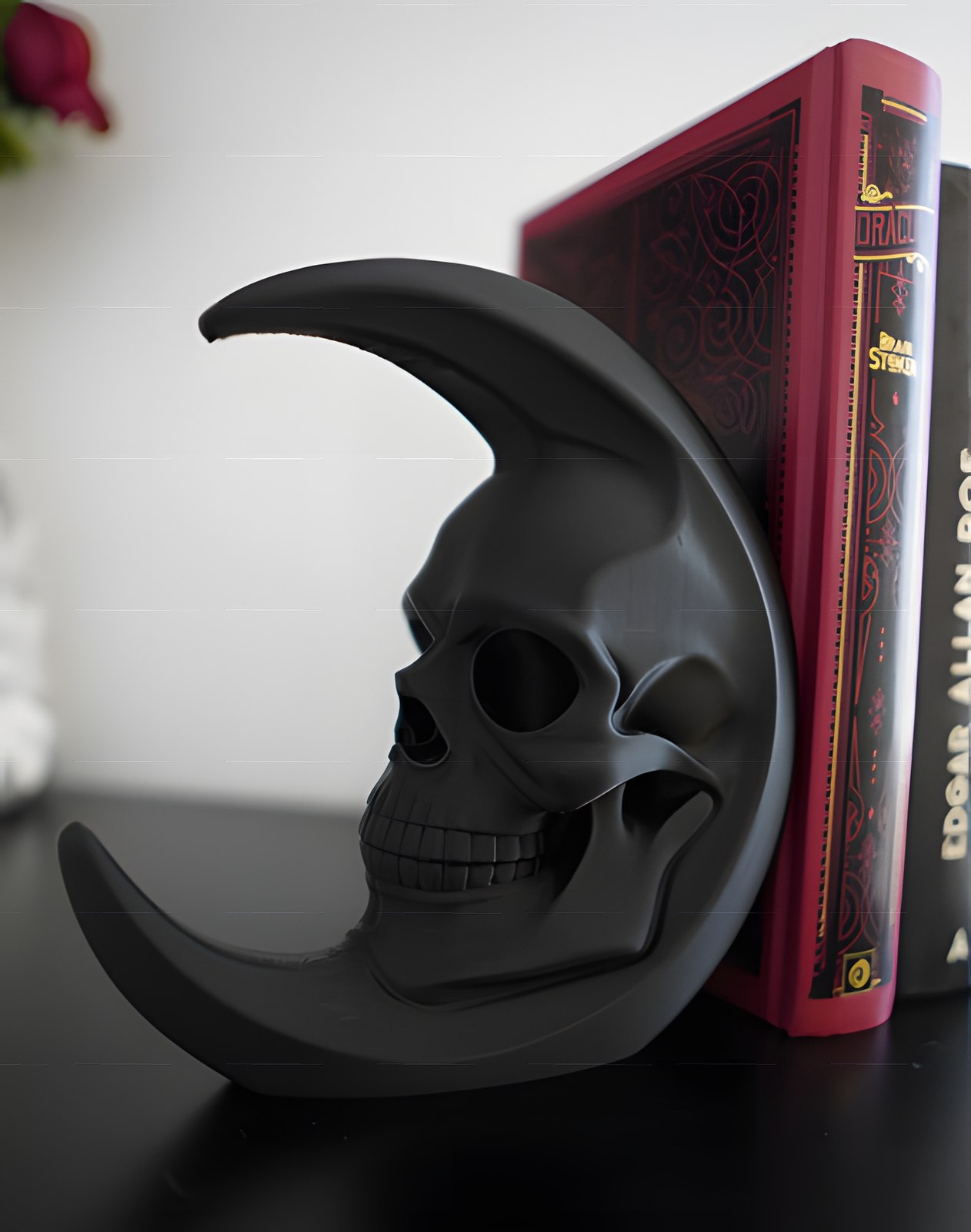 Moon+Skull+Bookend