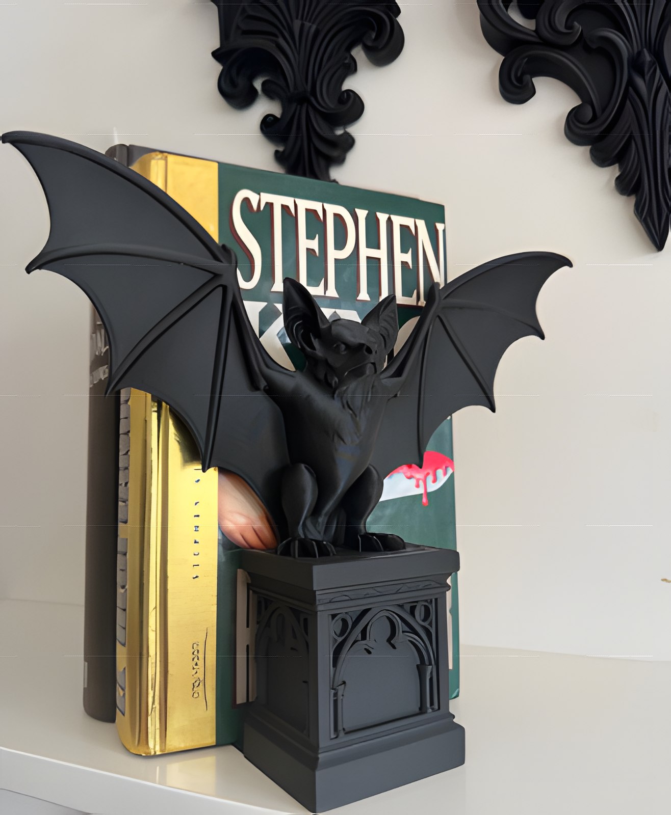 Open-Winged Bat Bookend