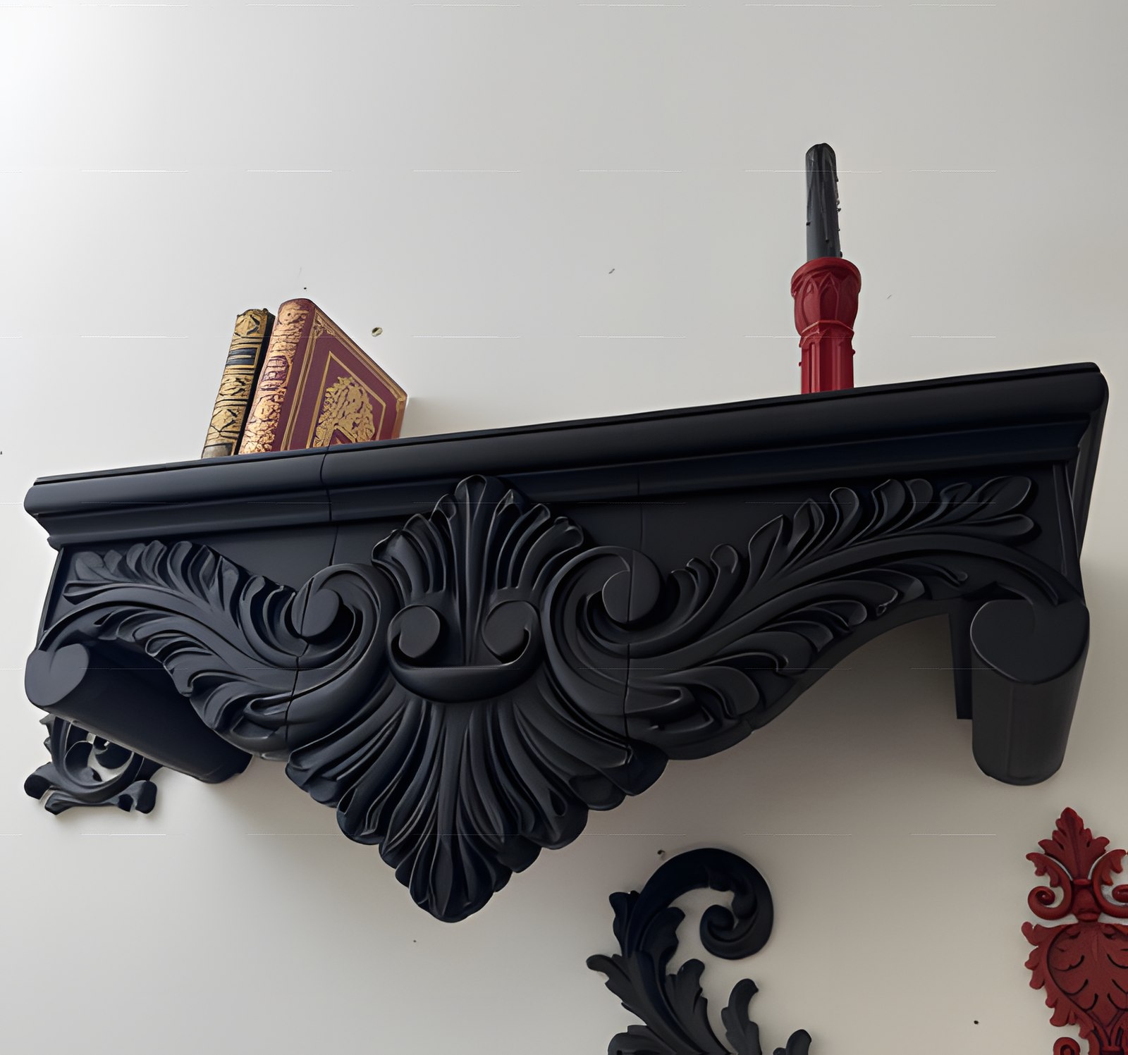 Ornate Baroque Wall Shelf