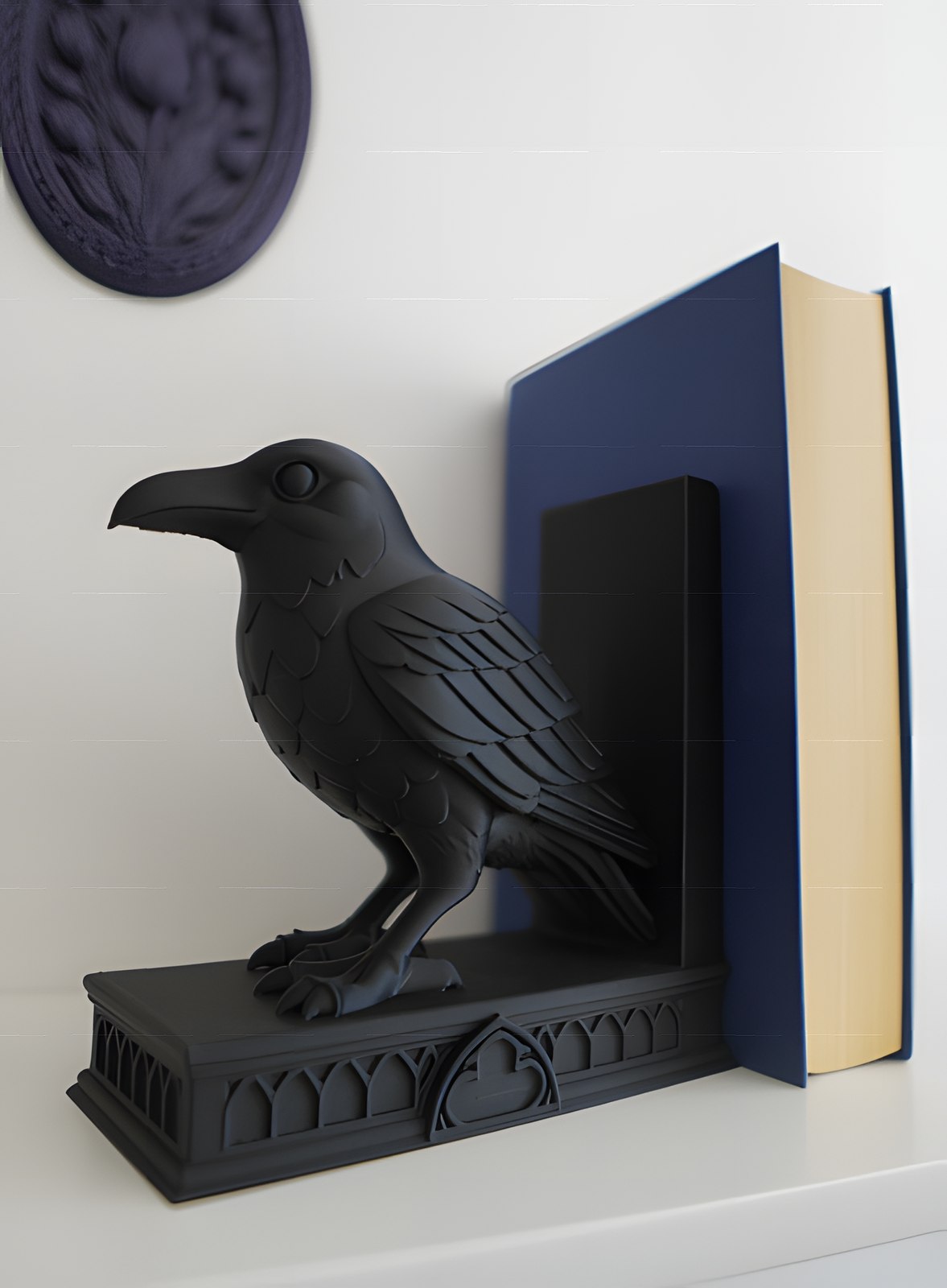 Raven Bookends