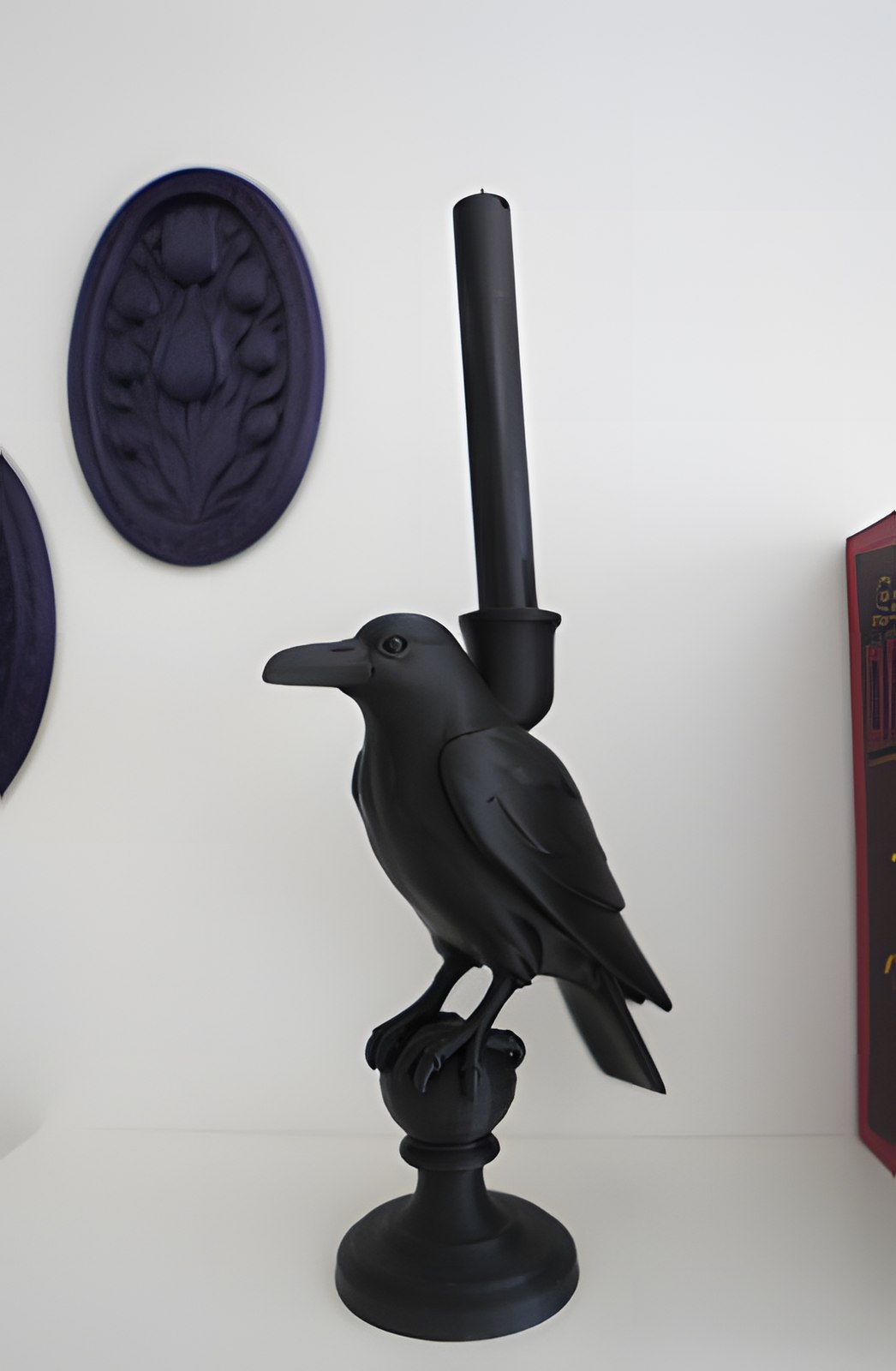 Raven Candle Holder