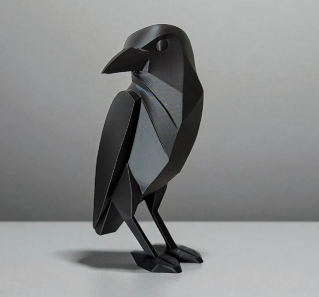 Raven Statue