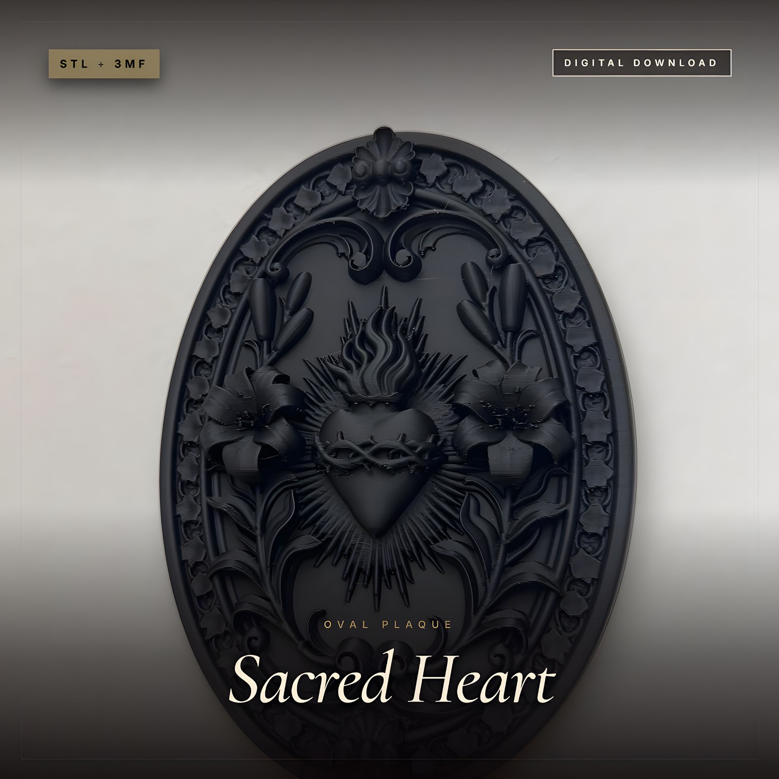Sacred Heart Plaque