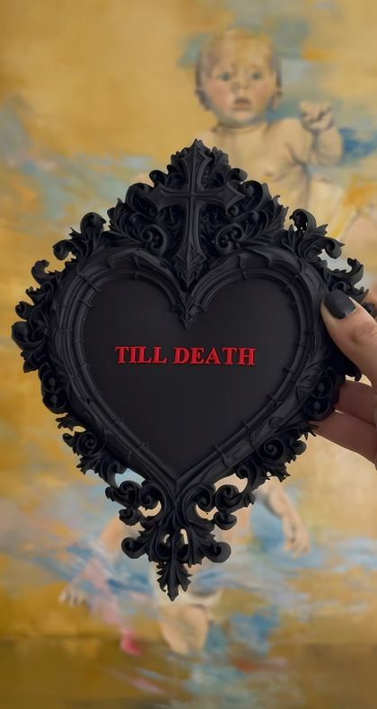 Till Death Plaque