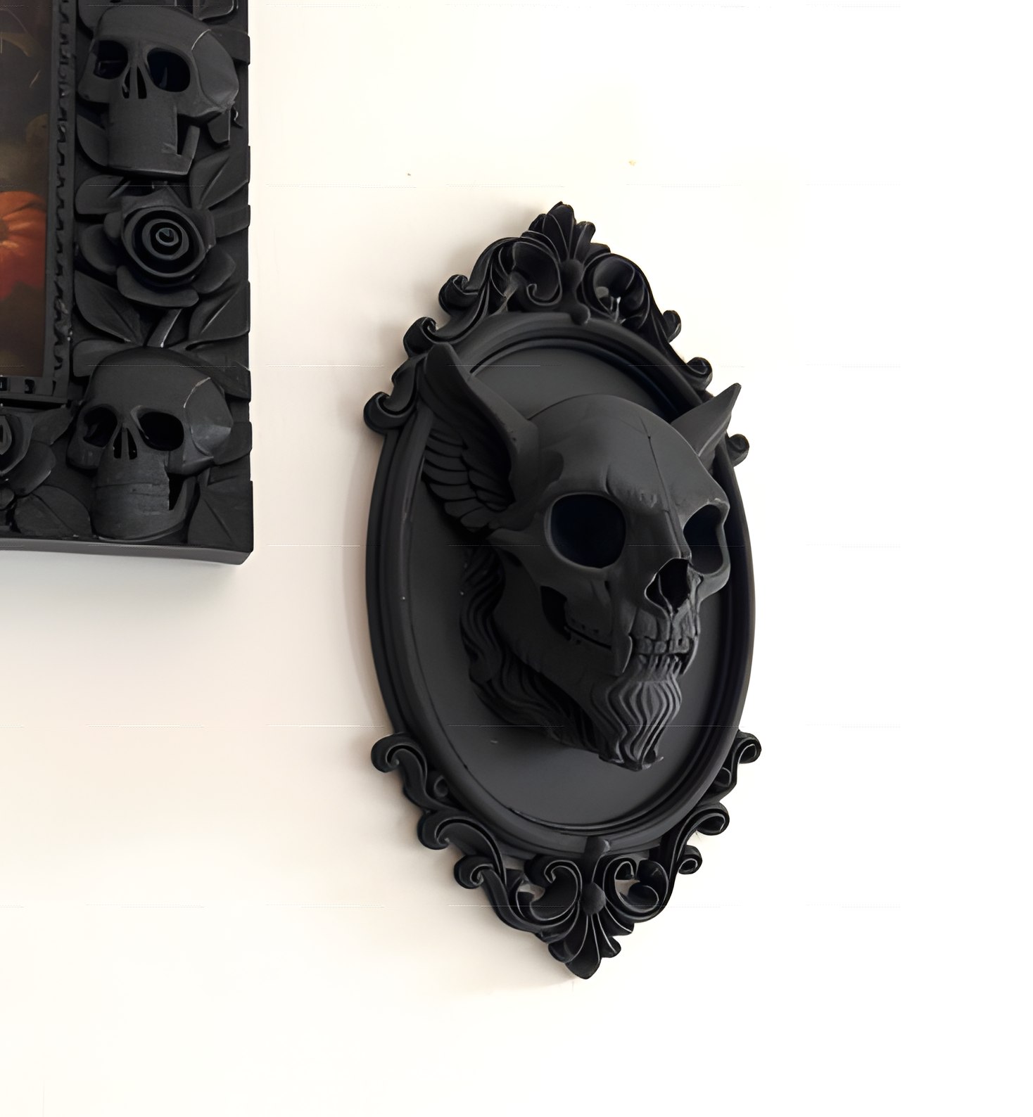 Vampiric Gargoyle Frame - Oval